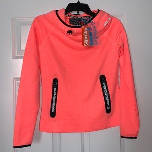 NWT Superdry Gym Tech Cowl Hoodie